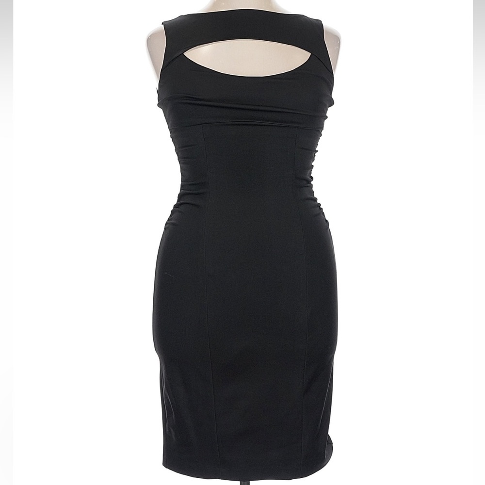 Vintage Cache Classic Cocktail Party Fitted Chic Little Black Dress Size 10 NWT